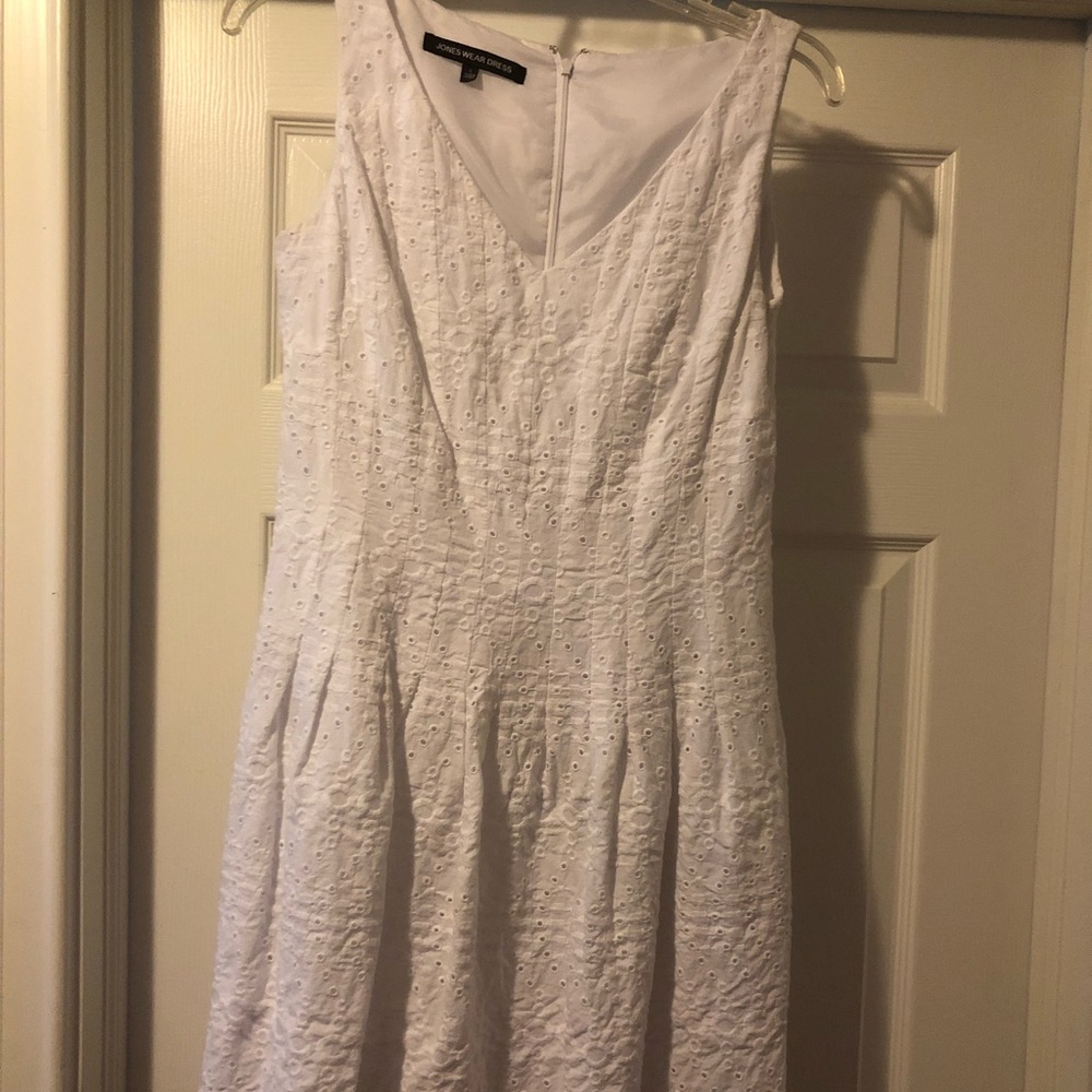 White cotton dress